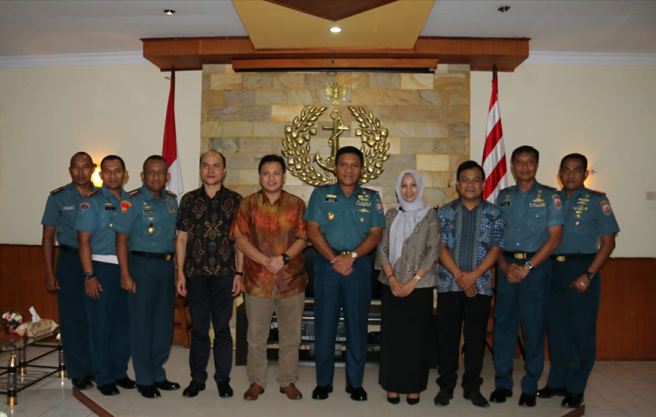 Danlantamal VIII Terima Kunker Ketua KPU Sulut