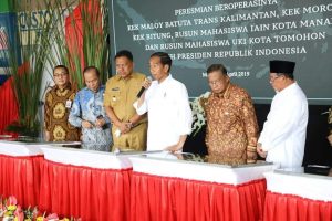 Presiden Jokowi Resmikan KEK Bitung