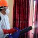 Bupati Bolsel Turun Langsung Semprot Kantor dan Rumah Ibadah