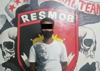 Tempeleng Wajah Pasangan Tak Resmi, Pria di Bitung Ini Diamankan Polisi