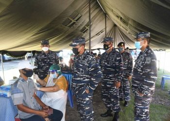 TNI AL Gelar Vaksinasi di Rumkital Dr Wahyu Slamet