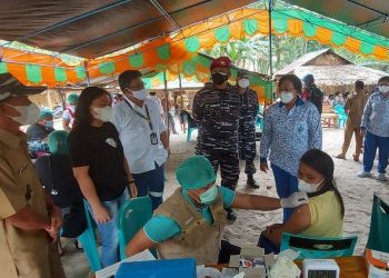 TNI AL Gelar Vaksinasi di Wilayah Destinasi Super Prioritas