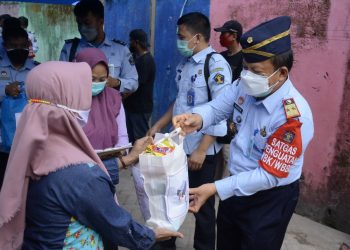 Kemenkumham Sulsel Salurkan 739 Paket Sembako