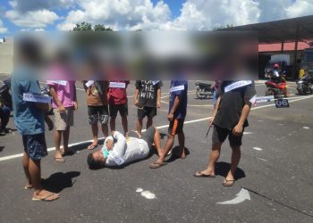 Rekonstruksi Pengeroyokan di Mopolo Peragakan 9 Adegan, Korban Tewas Ditikam