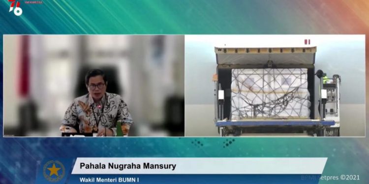 Dukung Vaksinasi Gotong Royong, 500.000 Dosis Vaksin Sinopharm Tiba di Tanah Air
