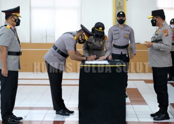 Sertijab Wakapolda, 2 Pejabat Utama dan 4 Kapolres Dipimpin Kapolda Sulut