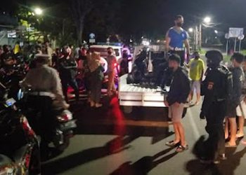 Satlantas Polres Bitung Tilang Puluhan Pengendara Balapan Liar dalam Operasi Patuh Samrat