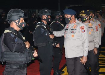 106 Personel Brimob Polda Sulut Ditugaskan ke Papua