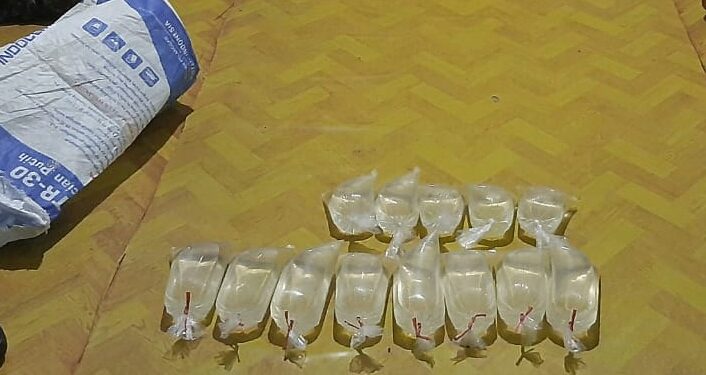 Polres Bolsel Razia Minol, Puluhan Liter Cap Tikus Disita Sebagai BB