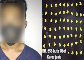 Ratusan Butir Trihexyphenidyl Disembunyikan di Kamar Mandi Kekasih, Pelaku Diciduk Polisi