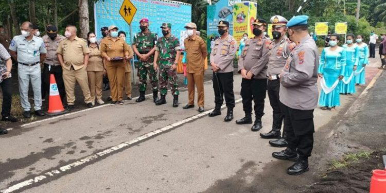 Kunjungi Kota Bitung, Dirkamsel Korlantas Polri Ajak Warga Bangun Budaya Tertib Berlalulintas