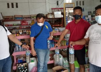 Miras Tanpa Izin Edar di Melonguane Diamankan Polres Kepulauan Talaud