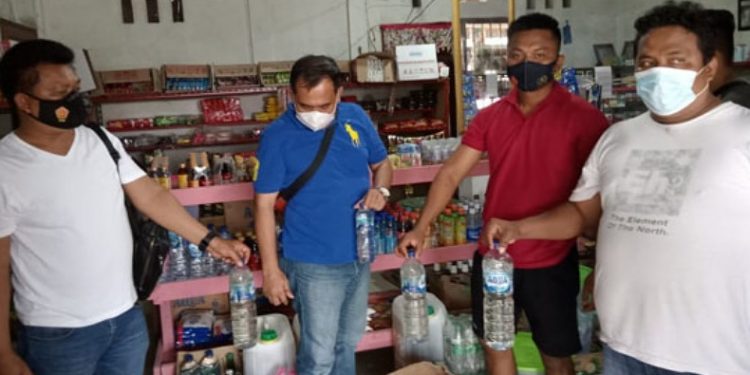 Miras Tanpa Izin Edar di Melonguane Diamankan Polres Kepulauan Talaud