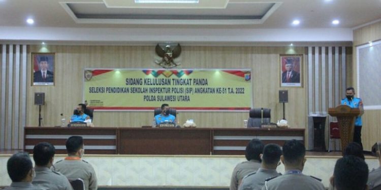 Sidang Kelulusan Seleksi SIP Polda Sulut, 39 Peserta Dinyatakan Lulus Terpilih, Ada 3 Polwan   