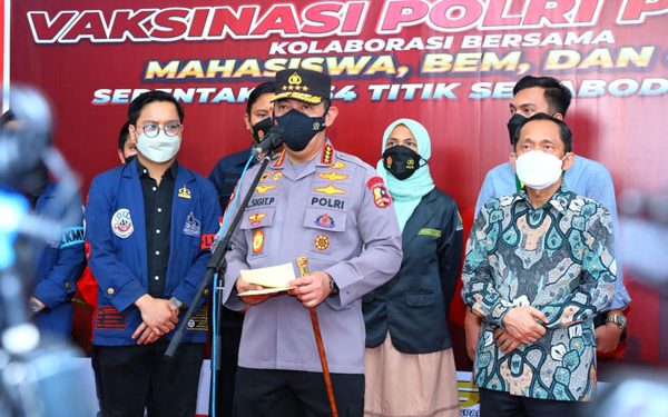 Kapolri Kejar Target Vaksin Booster Agar Warga Miliki Kekebalan Jalani Aktivitas Ramadan