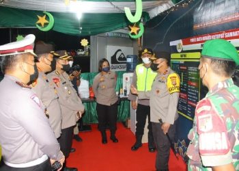 Cek Pos Pengamanan Idul Fitri di Manado, Ini Pesan Kapolda Sulut   