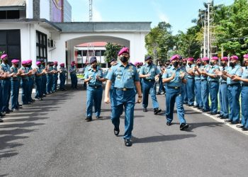 Danlantamal VIII Pimpin Apel Khusus Satker Bitung