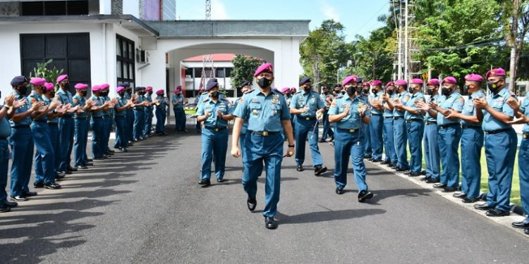 Danlantamal VIII Pimpin Apel Khusus Satker Bitung