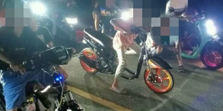 Personel Polres Kotamobagu Amankan 44 Motor saat Balapan Liar di Bakan   