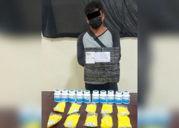 Polresta Manado Tangkap Terduga Pengedar Beserta 10.000 Butir Trihexyphenidyl