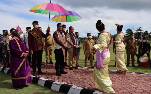 Polres Kepulauan Talaud dan Jajaran Kawal Pencanangan Gerbangdutas 2022   