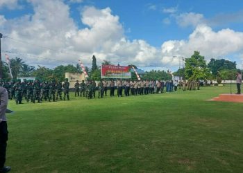 Pengamanan Paskah Nasional 2022, Polres Kepulauan Talaud Turunkan Ratusan Personel    