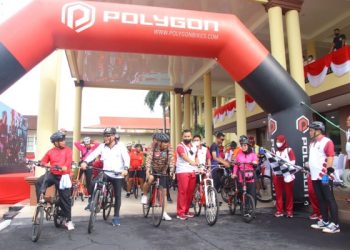Polda Sulut Gelar Funbike Semarak Bhayangkara 2022