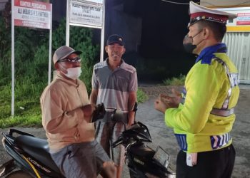 115 Pelanggar Terjaring Operasi Patuh Malam Minggu Polres Bitung