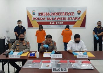 Polda Sulut Tangkap 2 Perempuan Terlibat Perdagangan Orang di Kalimantan Tengah