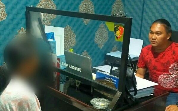 Curi Tas Berisi Uang dan Handphone, IRT Asal Manado Ditangkap Tim Opsnal Polres Tomohon