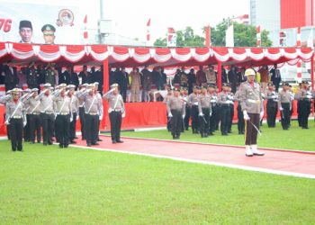 Polda Sulut Ikuti Upacara Terpusat Hari Bhayangkara ke-76, Ini Harapan Kapolda