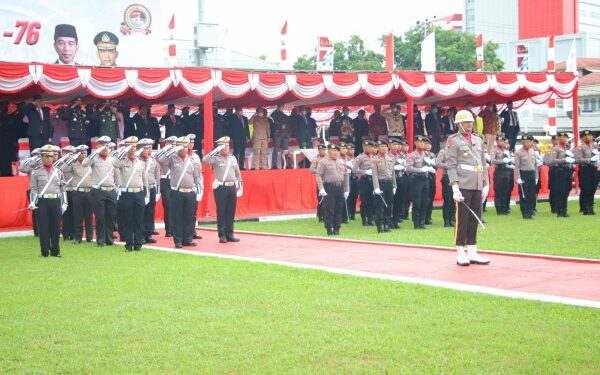 Polda Sulut Ikuti Upacara Terpusat Hari Bhayangkara ke-76, Ini Harapan Kapolda