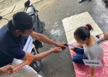 Polres Mitra Gelar Rekonstruksi Kasus Pembunuhan di Tosuraya, 28 Adegan Diperagakan