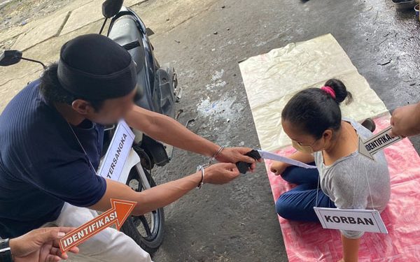 Polres Mitra Gelar Rekonstruksi Kasus Pembunuhan di Tosuraya, 28 Adegan Diperagakan