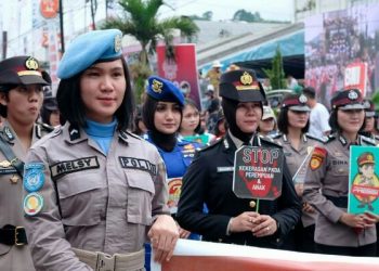 175 Personel Polwan Cantik Dilibatkan Dalam TIFF 2022 di Tomohon