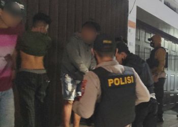 Tim Patroli Presisi Polres Kotamobagu Dapati Sekelompok Remaja Ngelem