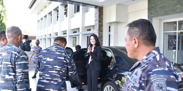 Danlantamal Manado Terima Kunjungan Konjen Filipina Angelica C Escalona