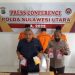 2 Tersangka Sabu di Minahasa Tenggara Ditangkap Dit Resnarkoba Polda Sulut