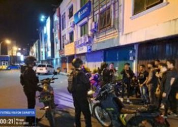 Polresta Manado Gencarkan Patroli Malam di Pusat Kota
