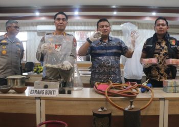  Reskrimsus Polda Sulut Ungkap 2 Kasus Jual Beli Emas Hasil Pertambangan Ilegal