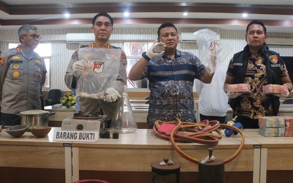  Reskrimsus Polda Sulut Ungkap 2 Kasus Jual Beli Emas Hasil Pertambangan Ilegal