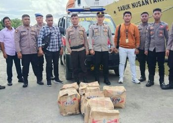 Ops Pekat 2022, Polisi Amankan Ratusan Liter Captikus di Pelabuhan Melonguane