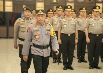 Polri Gelar Upacara Korps Raport ke-42 Pati dan 121 Pamen