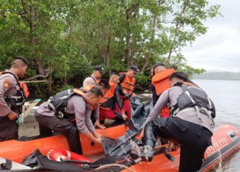 Korban Tenggelam di Gorontalo Utara Ditemukan Tim Gabungan Dit Polairud Polda Gorontalo