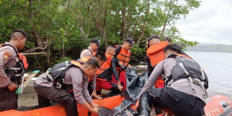 Korban Tenggelam di Gorontalo Utara Ditemukan Tim Gabungan Dit Polairud Polda Gorontalo