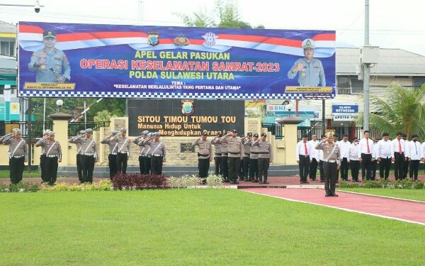 Polda Sulut dan Jajaran Gelar Operasi Keselamatan Samrat 2023 