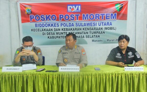4 Jenazah Korban Laka Lantas di Jalan Trans Sulawesi Desa Munte Berhasil Teridentifikasi