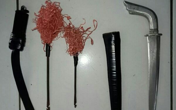 Kedapatan Bawa Pisau Badik dan Panah Wayer, 2 Remaja di Bitung Ditangkap Polisi