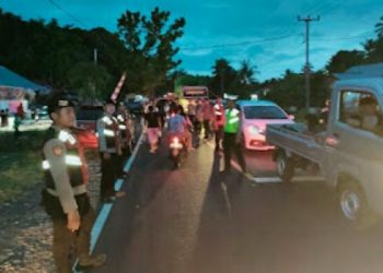 Polres Minsel Gelar Pengamanan Pesta Adat Tulude di Sinonsayang