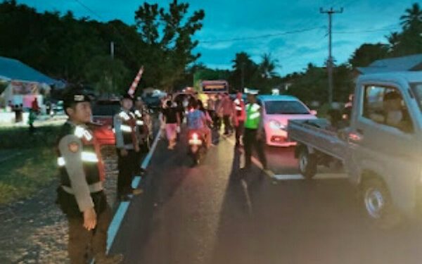 Polres Minsel Gelar Pengamanan Pesta Adat Tulude di Sinonsayang